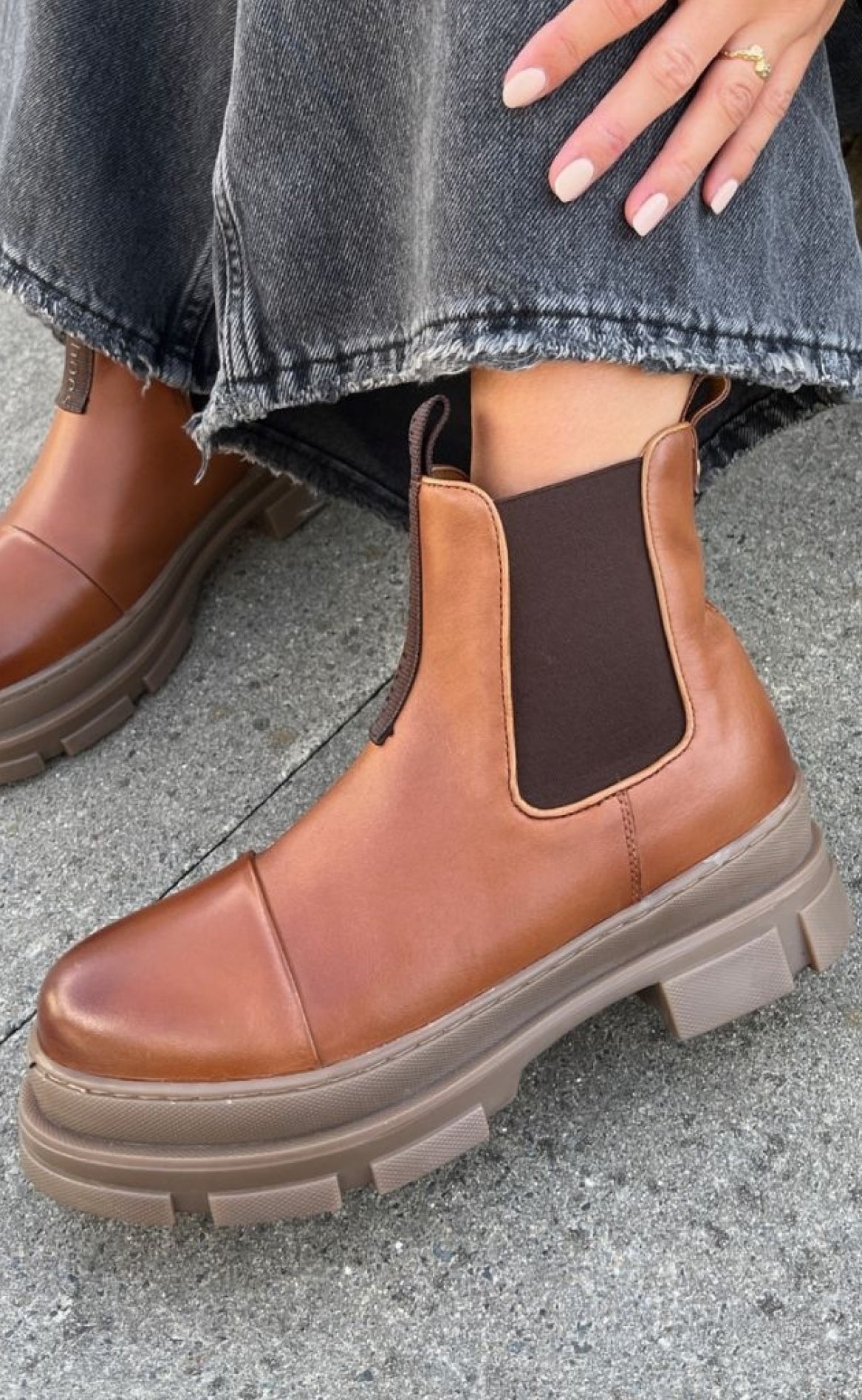 Copenhagen Shoes Støvle - You And Me Low - Cognac