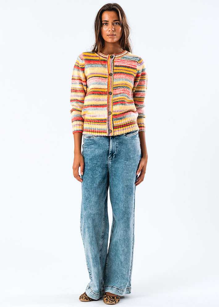 Lollys Laundry Mala Cardigan - Multi Online salg