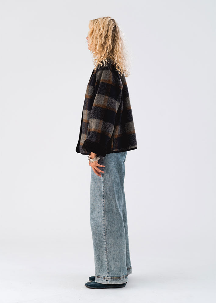 Lollys Laundry Yarra Jakke - Check Print