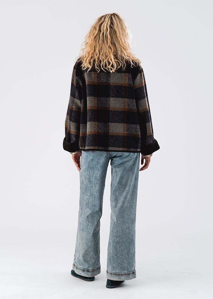 Lollys Laundry Yarra Jakke - Check Print