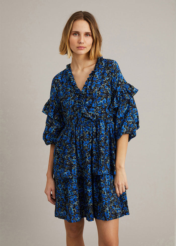 Munthe Anage Kjole - Blue