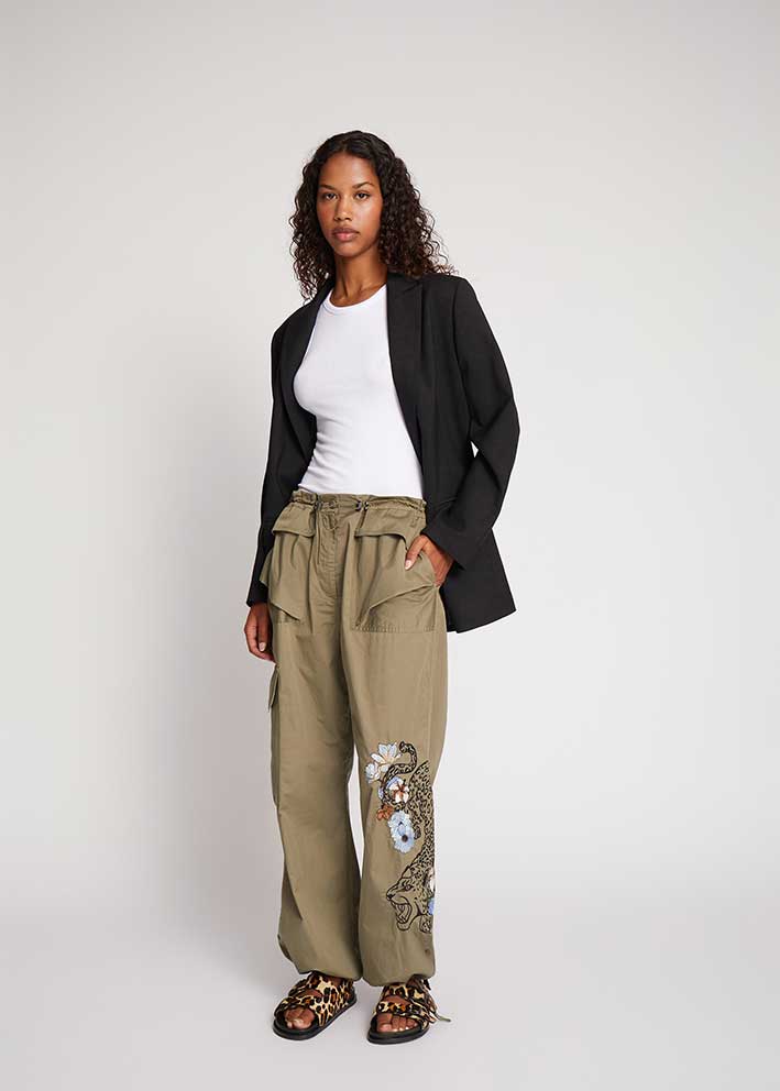 Munthe Unform Bukser - Khaki Mode