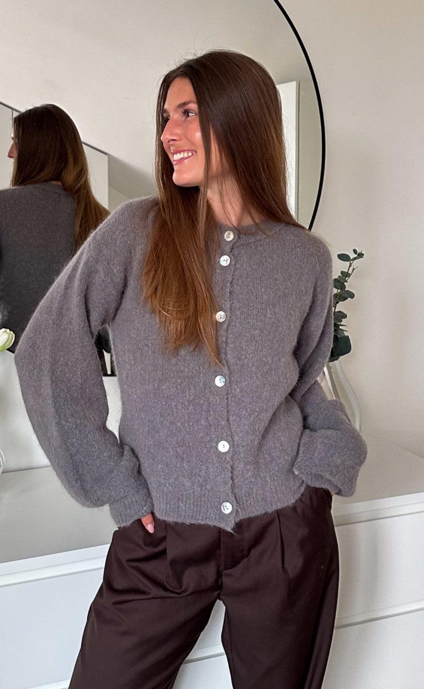 Noella Cardigan - Kae - Coffee