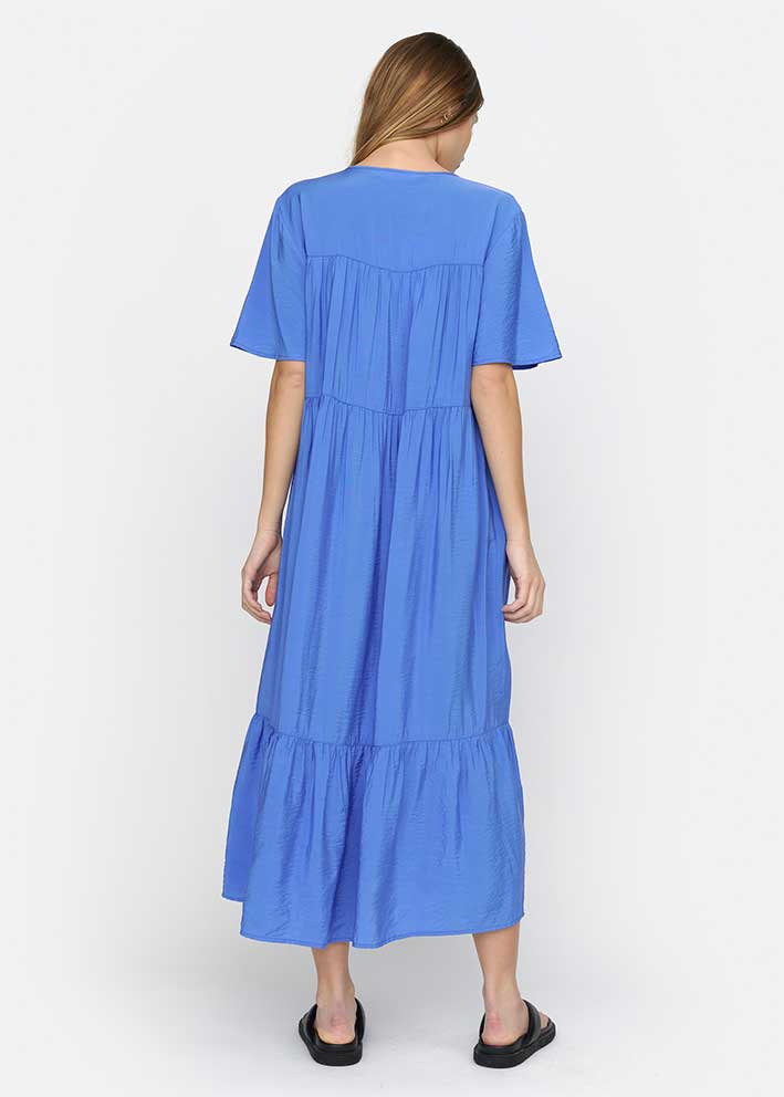 Soft Rebels Freja Midi Kjole SR324-734 Amparo Blue