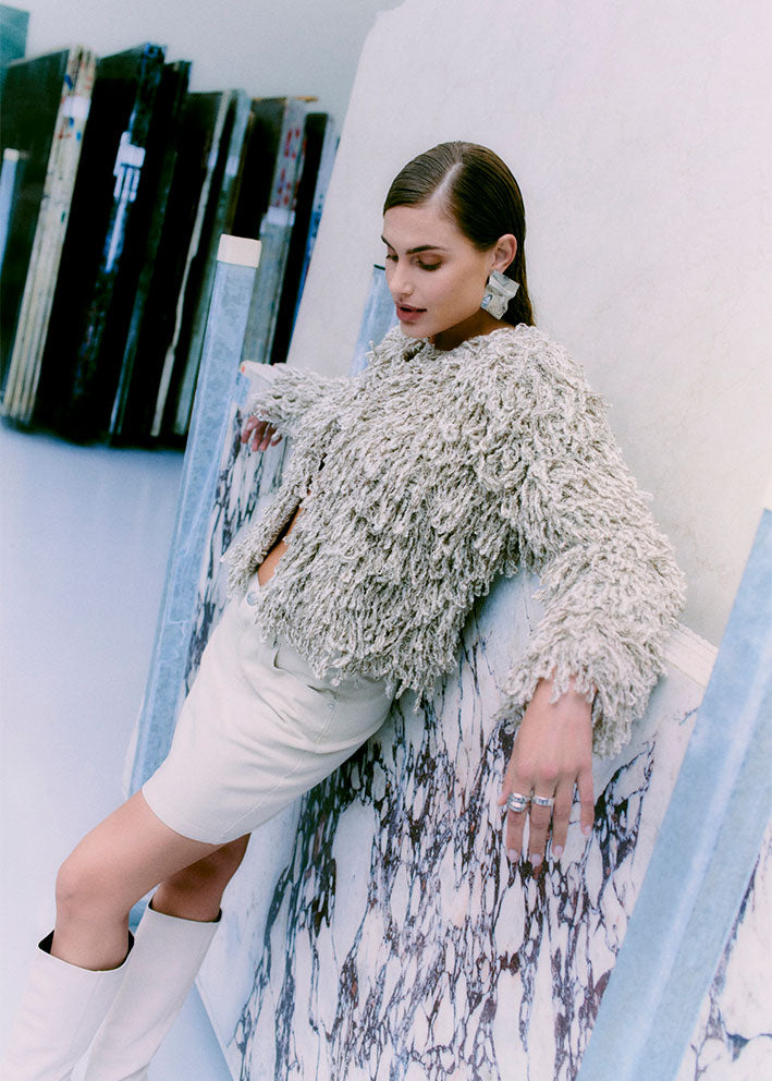 Copenhagen Muse Tangle Cardigan - Winter Twig Melange