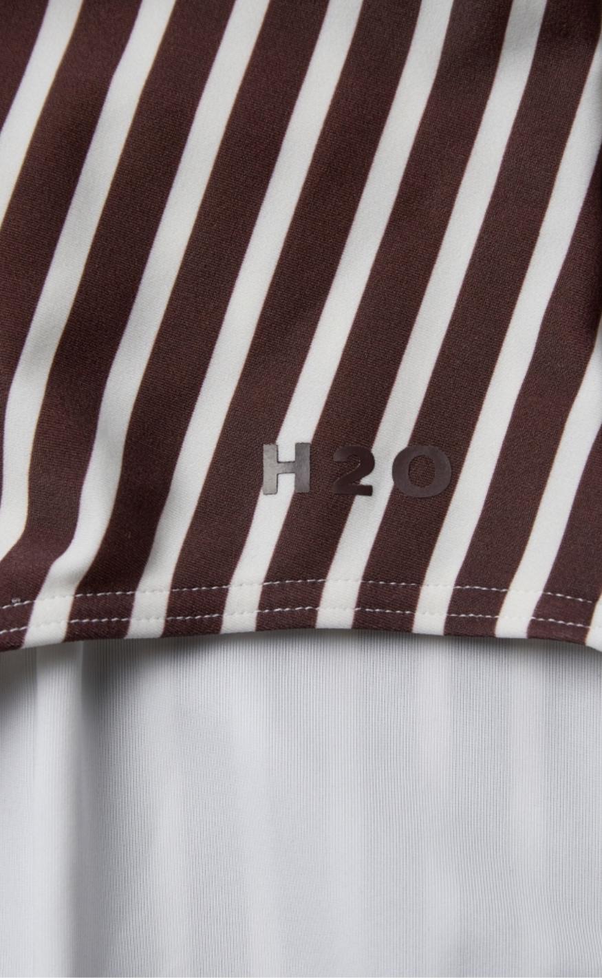 H2O Badedragt - Stripe Swim - Bark