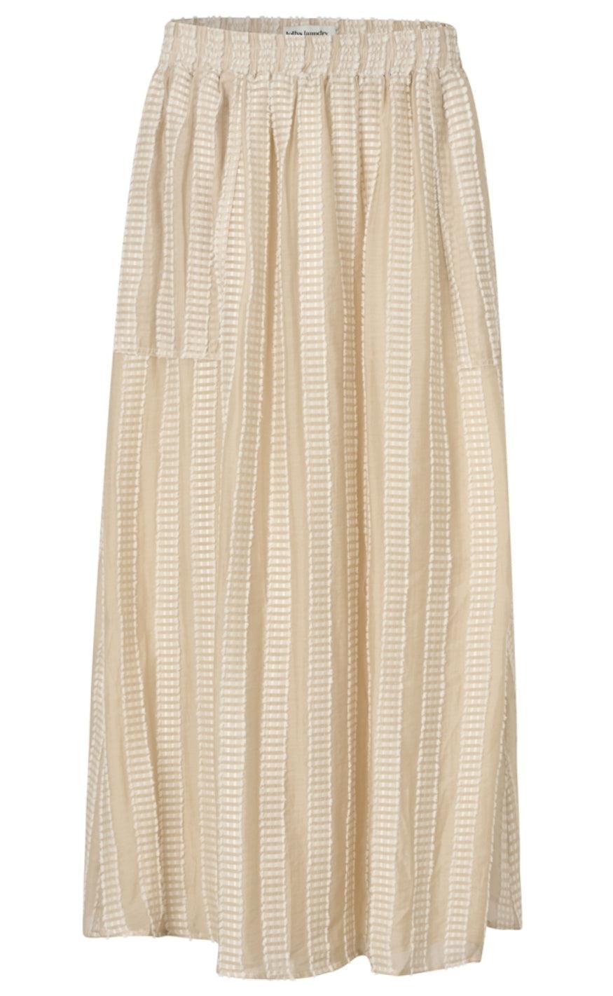 Lollys Laundry Nederdel - Akane Maxi - Creme Rabat