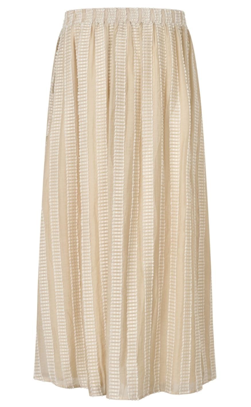 Lollys Laundry Nederdel - Akane Maxi - Creme Rabat