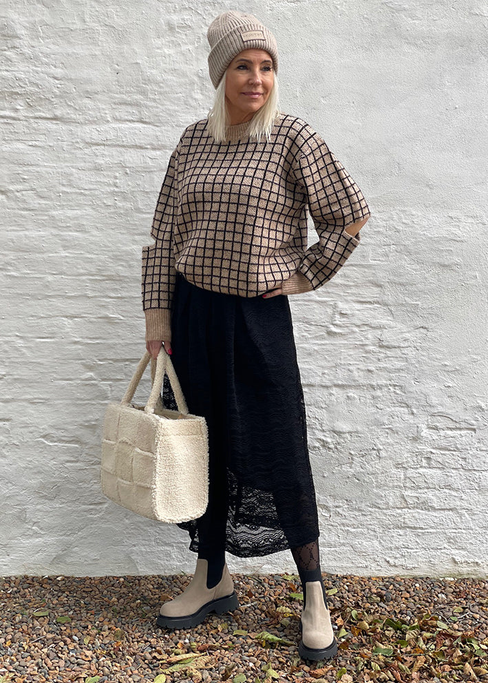 Lollys Laundry Sinaloa Skirt - Blondenederdel - Black Online nu