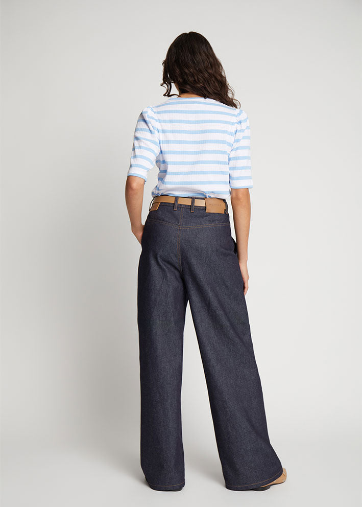 Munthe Jikolaz T-shirt - Light Blue