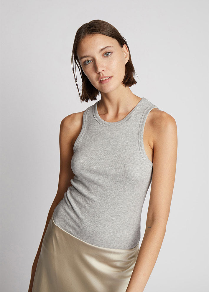 Munthe Peach Top - Grey Online Hot Salg