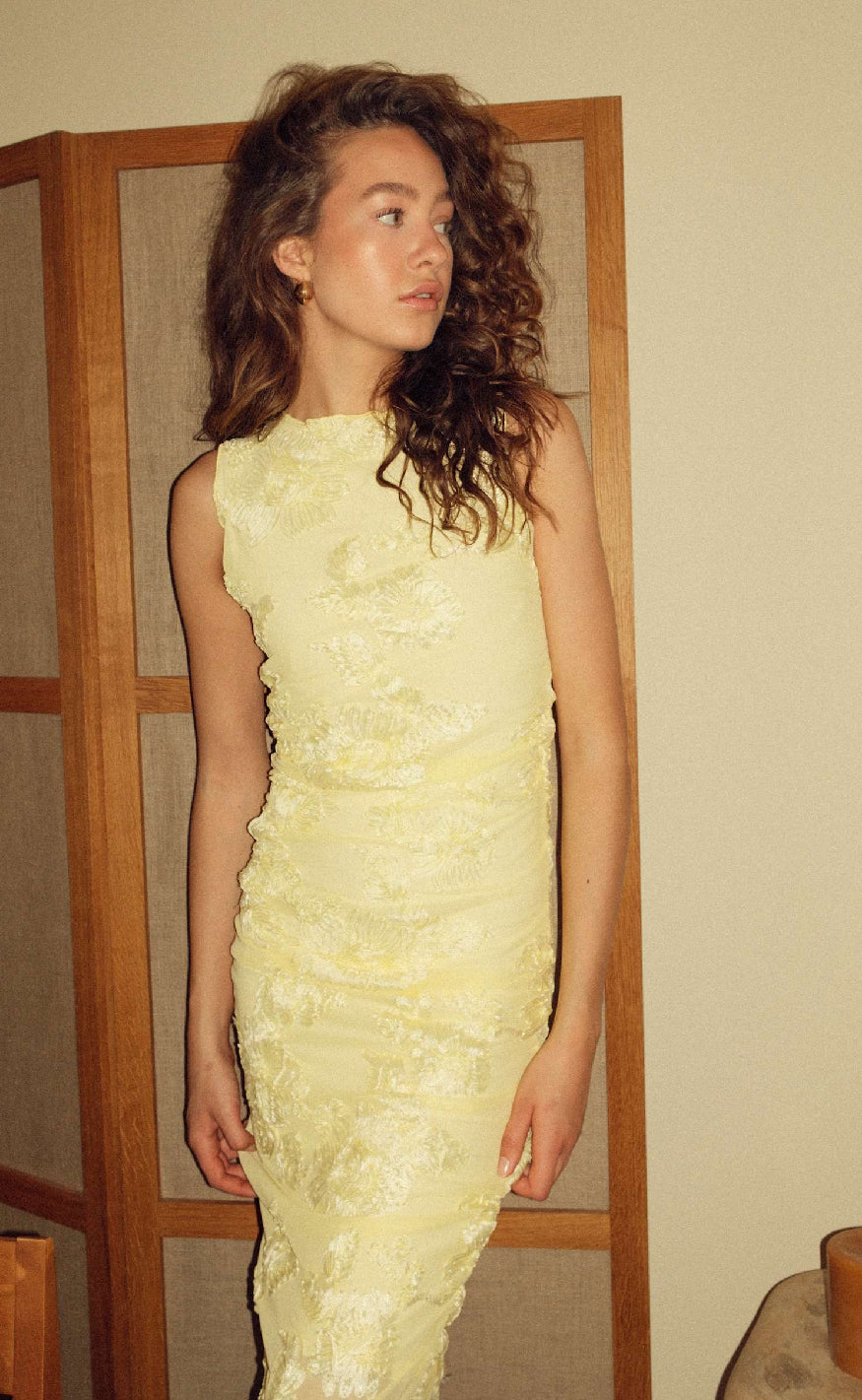Noella Kjole - Lavina - Butter Yellow