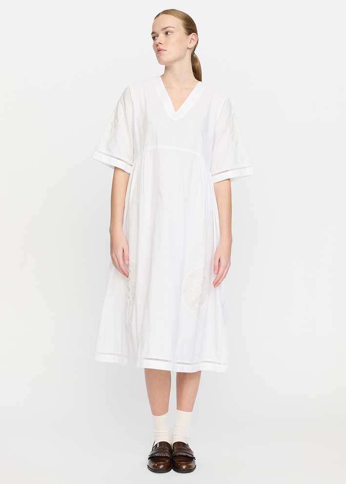 Soft Rebels Hayes Midi Dress SR325-726 Snow White