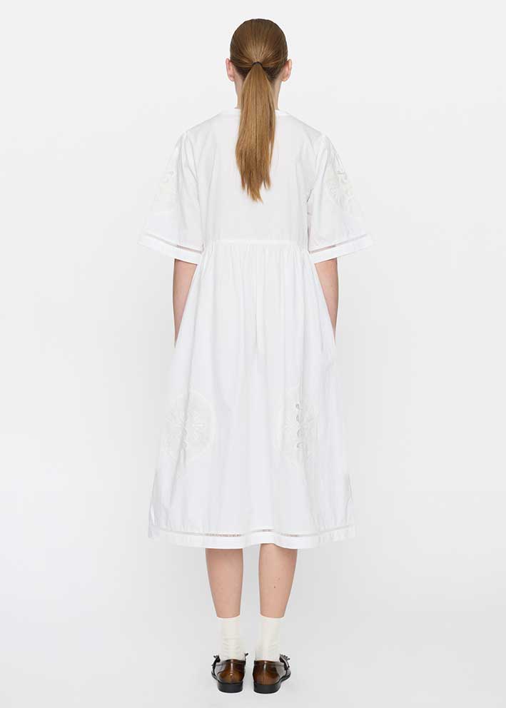 Soft Rebels Hayes Midi Dress SR325-726 Snow White