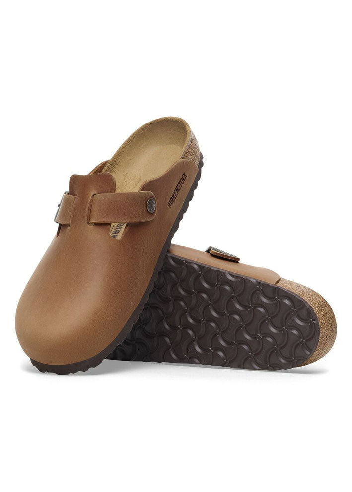 Birkenstock Boston Oiled Leather 1028310 Cognac