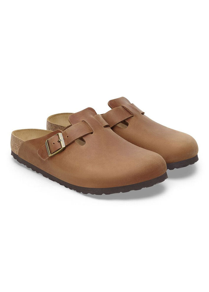Birkenstock Boston Oiled Leather 1028310 Cognac