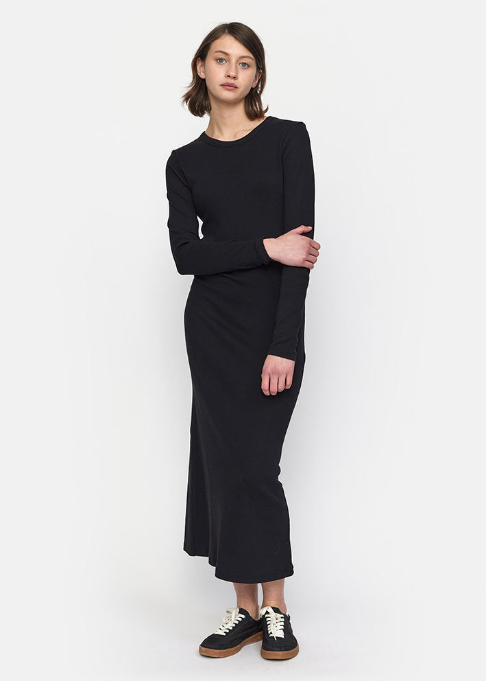 Esmé Studios Blossom LS Dress ES324-357 Kjole - Black
