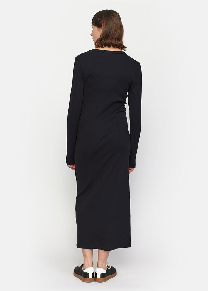 Esmé Studios Blossom LS Dress ES324-357 Kjole - Black