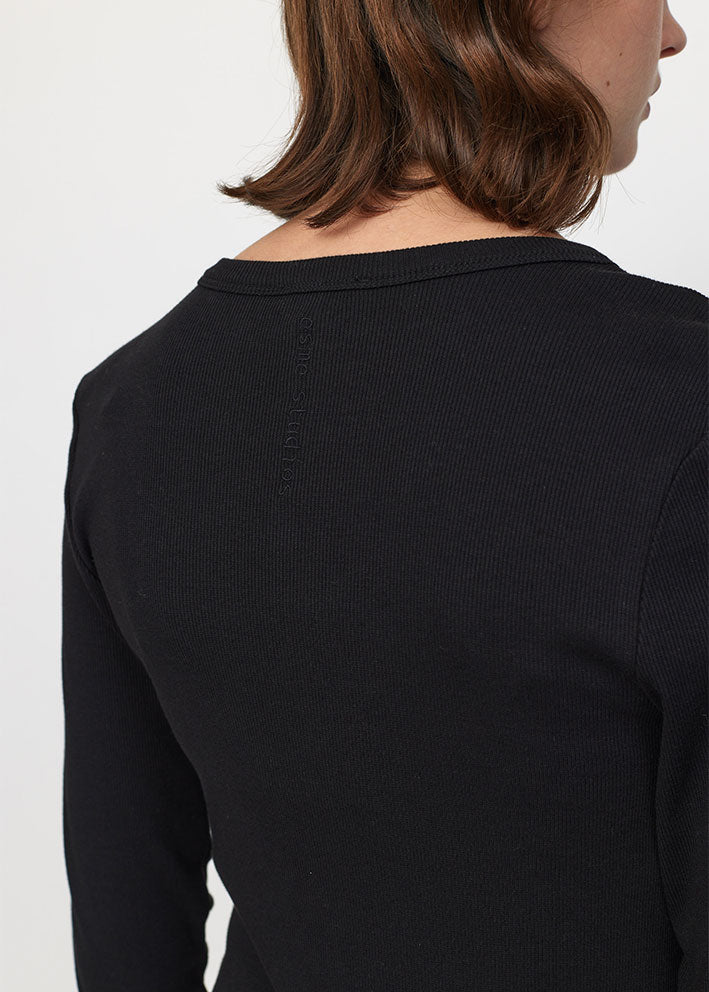 Esmé Studios Blossom LS Dress ES324-357 Kjole - Black