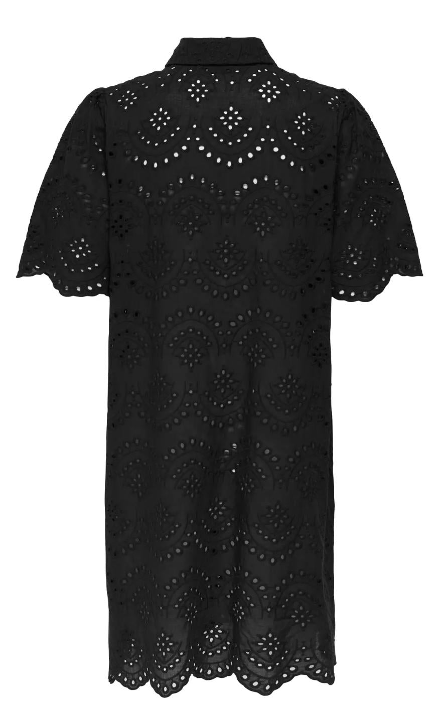 ONLY Kjole - Valais S/S - Black