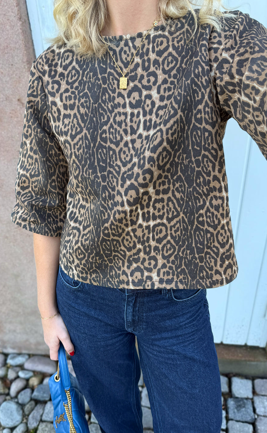 Say INA Copenhagen Bluse - Lara - Leopard