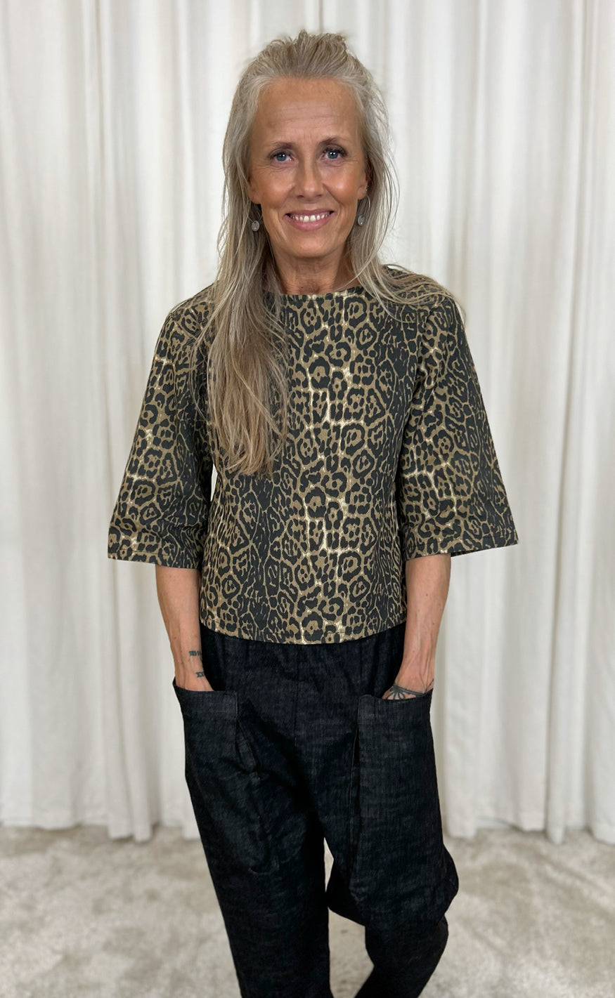 Say INA Copenhagen Bluse - Lara - Leopard