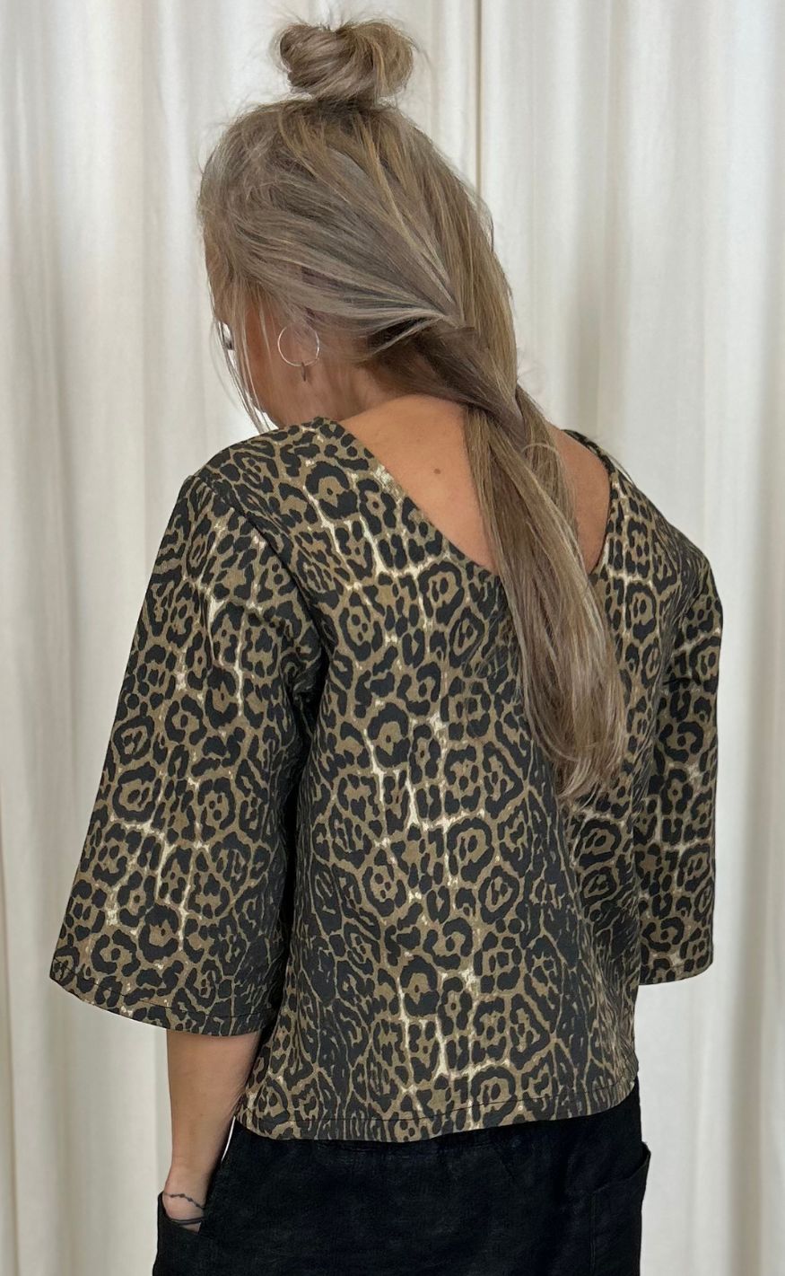Say INA Copenhagen Bluse - Lara - Leopard