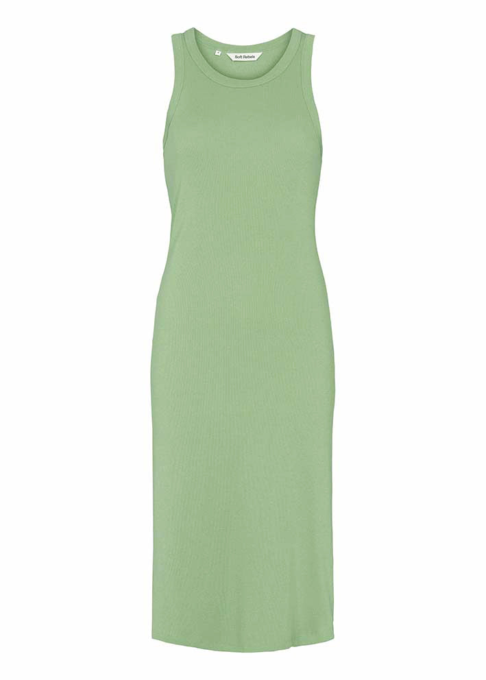 Soft Rebels Adelynn Tank Dress SR325-305 Mineral Green