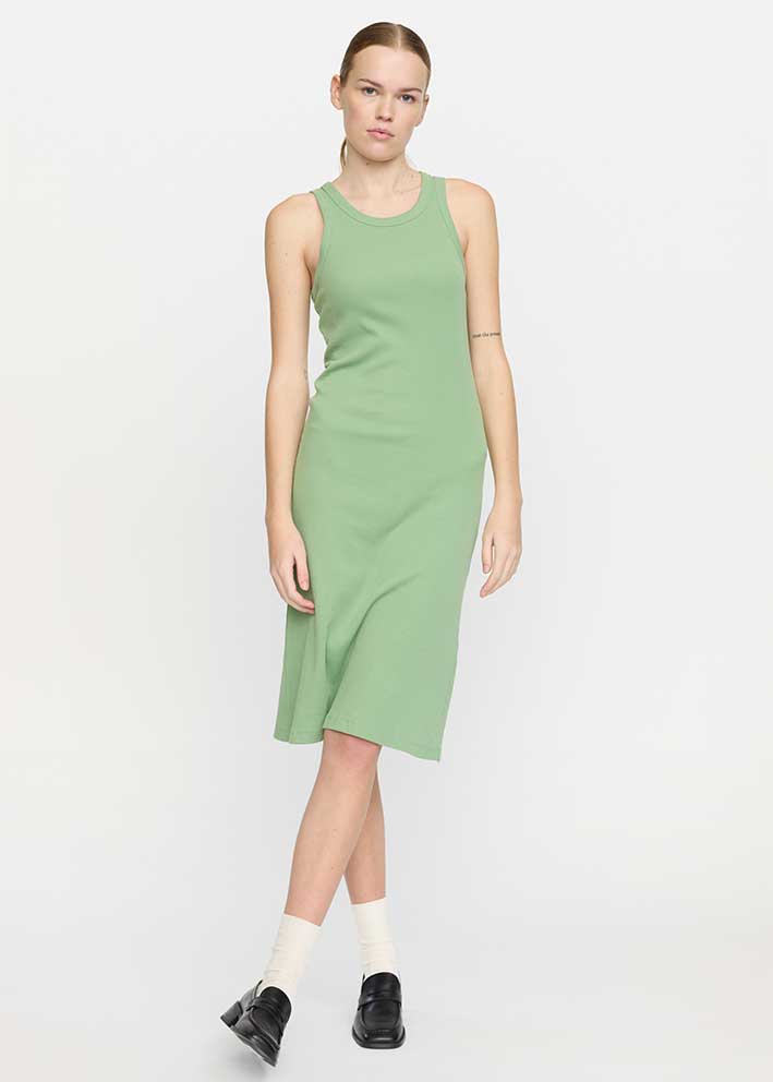 Soft Rebels Adelynn Tank Dress SR325-305 Mineral Green