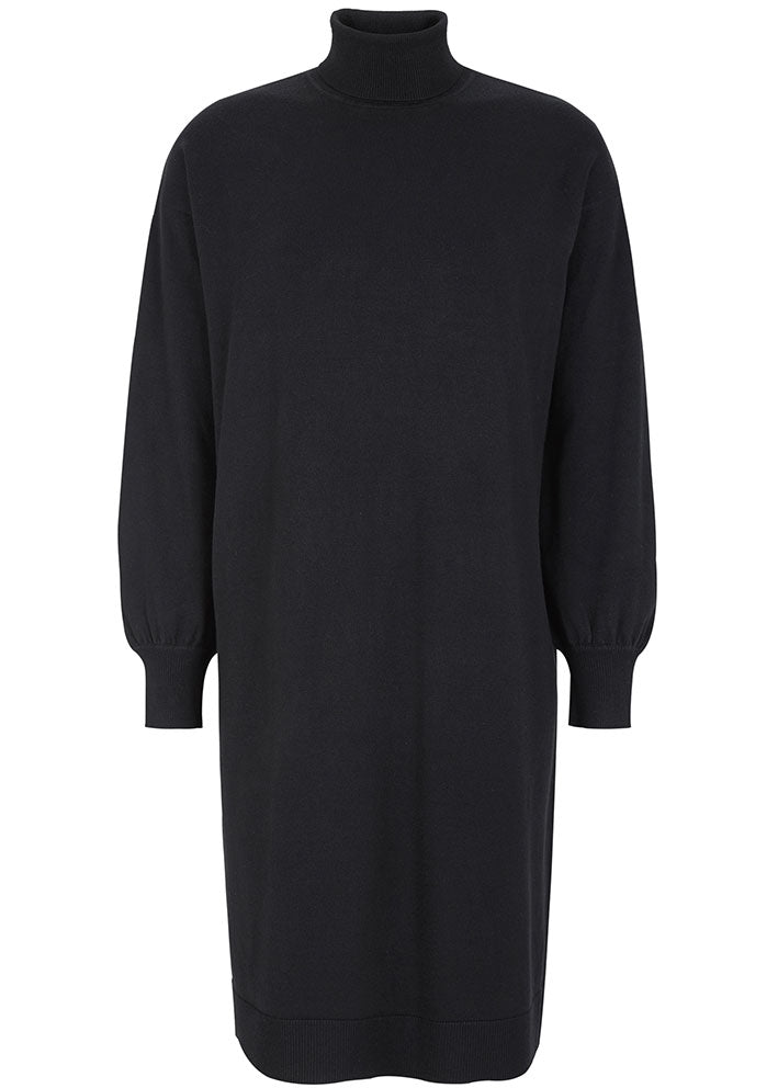 Soft Rebels Lea Rollneck Kjole SR523-230 Black