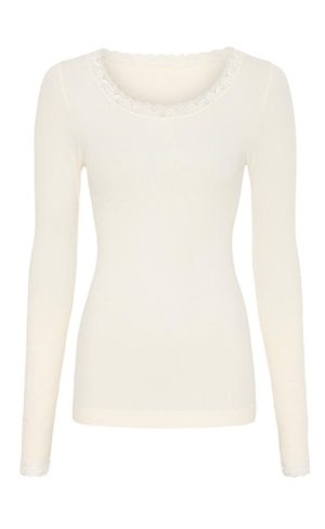 Tim & Simonsen Bluse - Frida Rib - Panna Online
