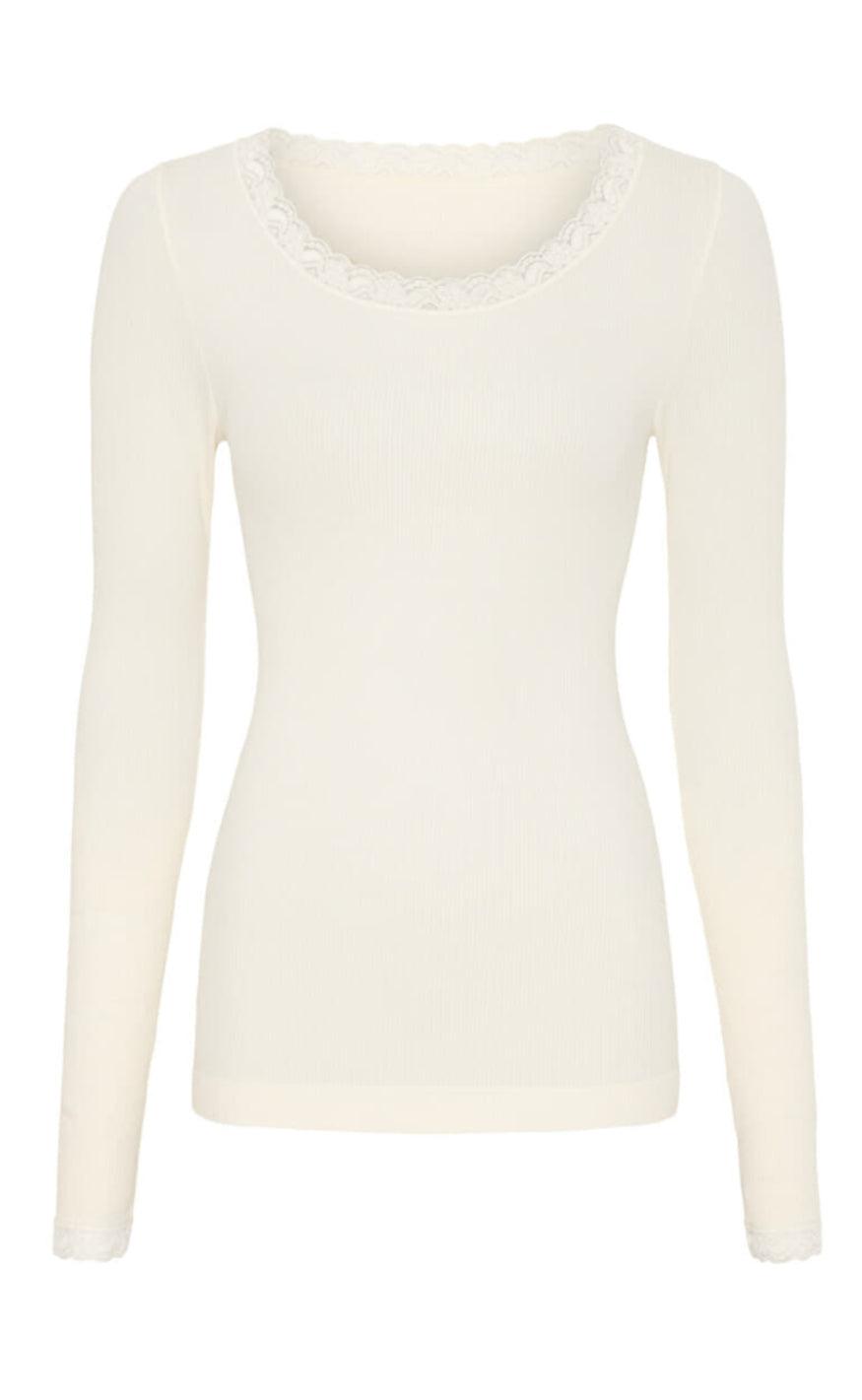 Tim & Simonsen Bluse - Frida Rib - Panna Online