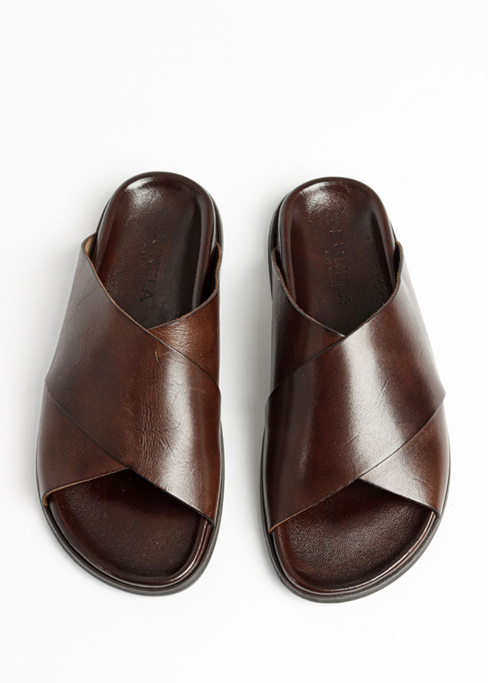 Bukela Laura Slipper Sandaler - Dark Brown