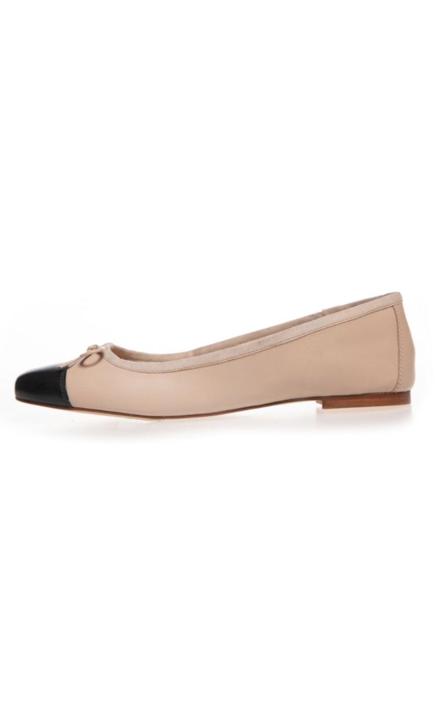 Copenhagen Shoes Ballerina - Lovely - Black/Beige