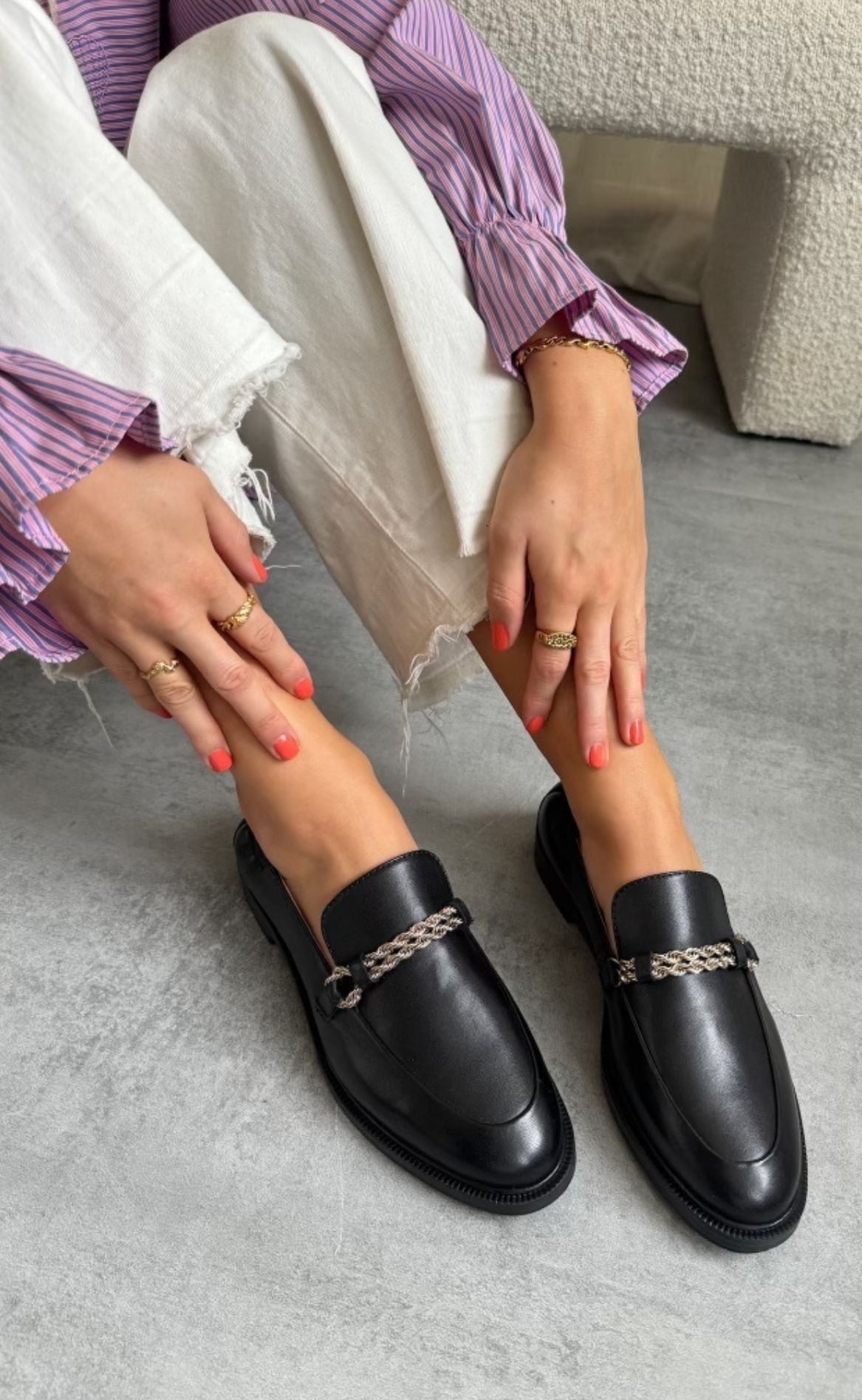 Copenhagen Shoes Loafers - Love And Walk - Black