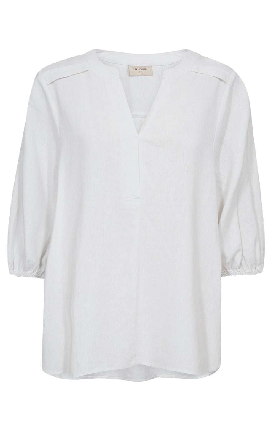 Freequent Bluse - Lava 204290 - Brilliant White