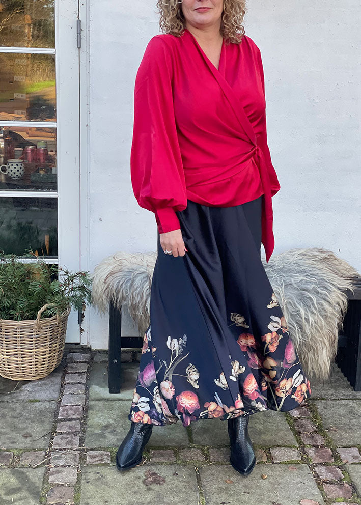 Karmamia Savannah Skirt - Nederdel - Black Blossom