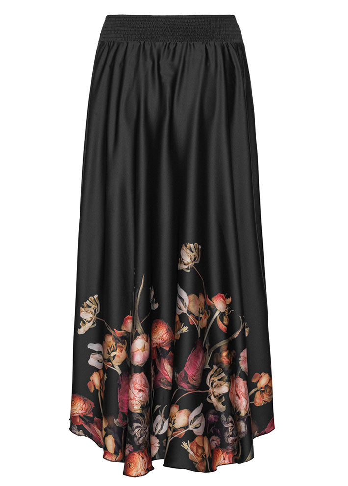 Karmamia Savannah Skirt - Nederdel - Black Blossom