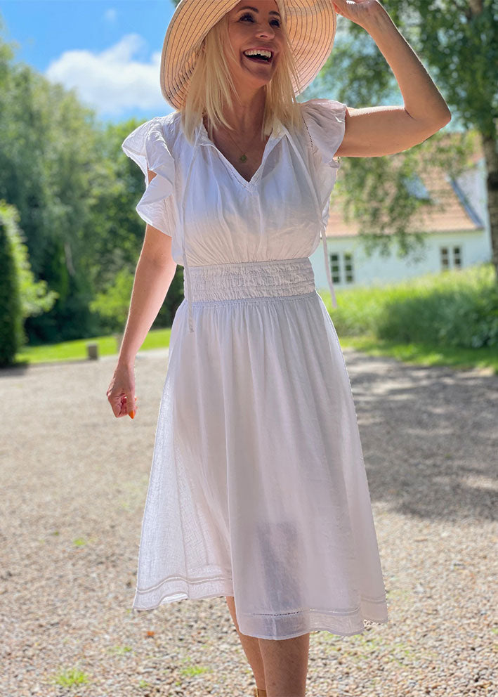 Rails Iona Kjole - White