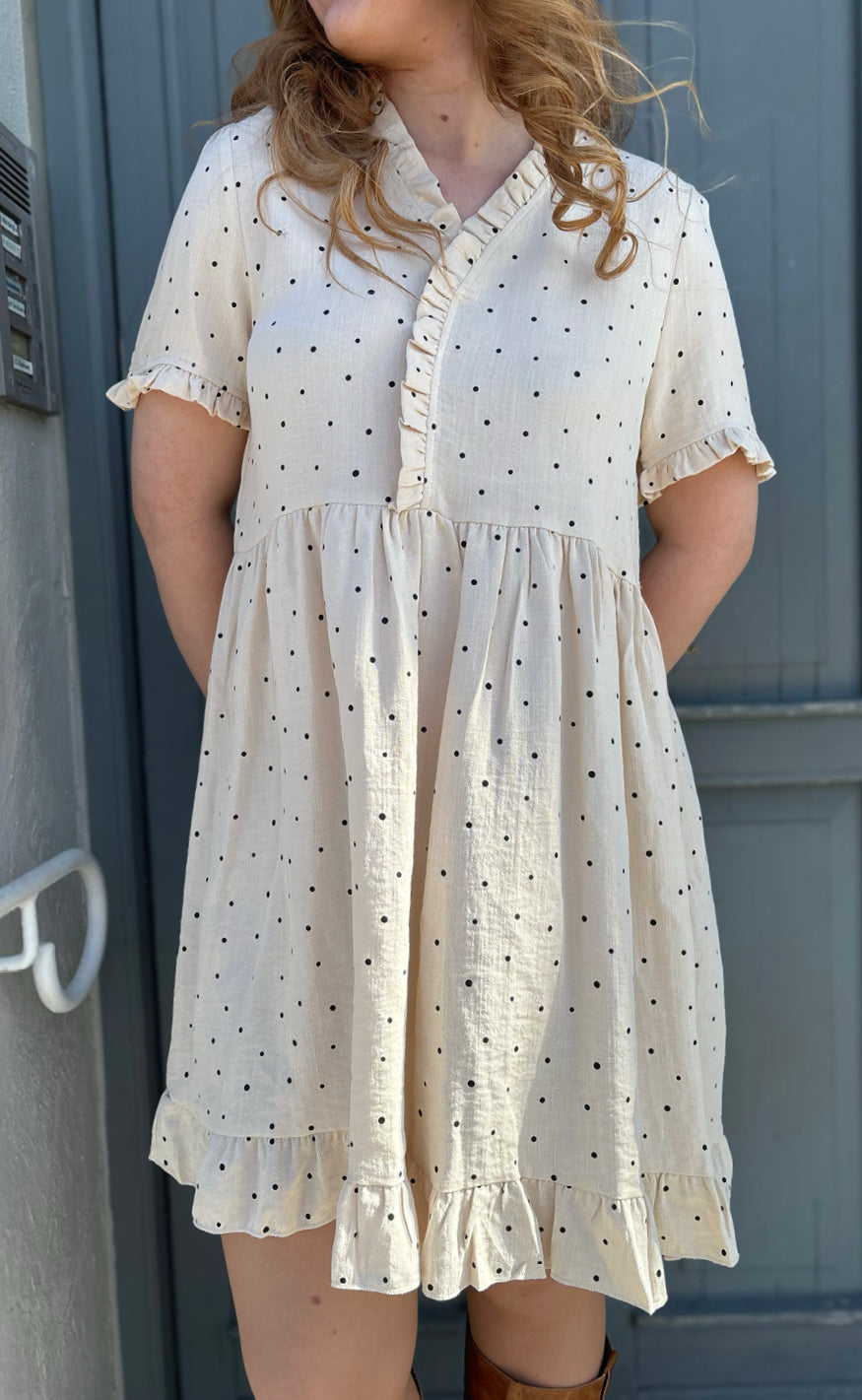 Say INA Copenhagen Kjole - Catja Summer - Black Dots