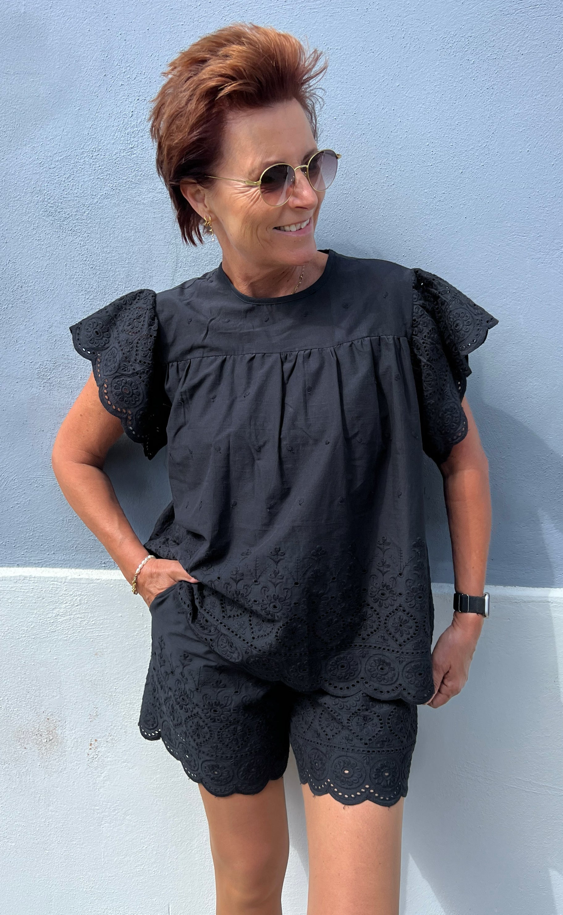 Say INA Copenhagen Shorts - Line - Black