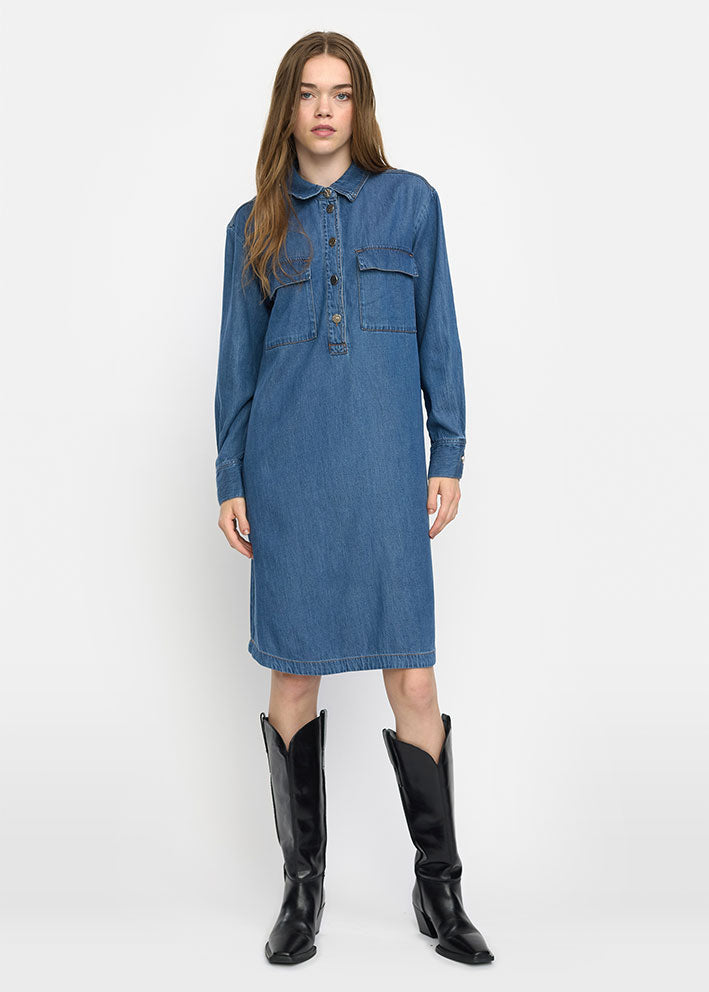 Soft Rebels Erin Kjole SR524-800 Medium Blue Denim Wash