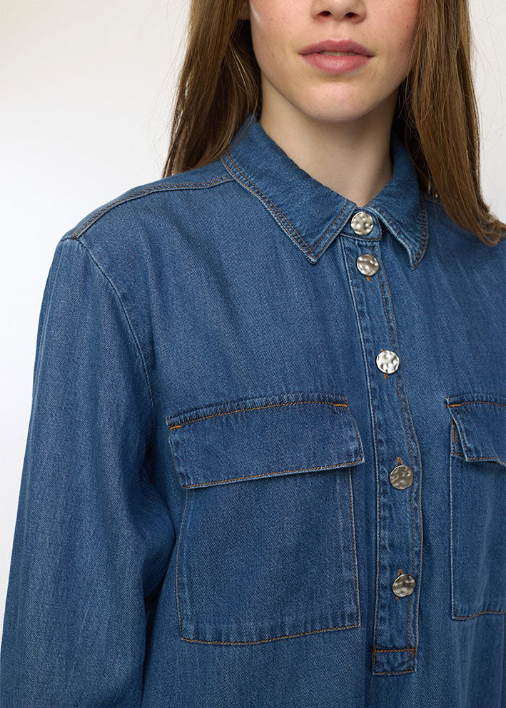 Soft Rebels Erin Kjole SR524-800 Medium Blue Denim Wash
