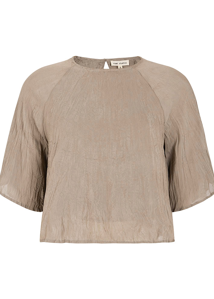 Esmé Studios Tova SS Bluse - Fungi