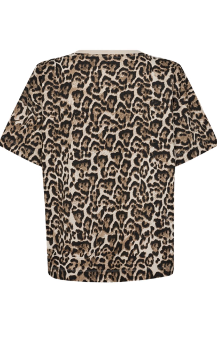 Freequent T-shirt - Carol - Rainy Day w. Silver Mink på udsalg