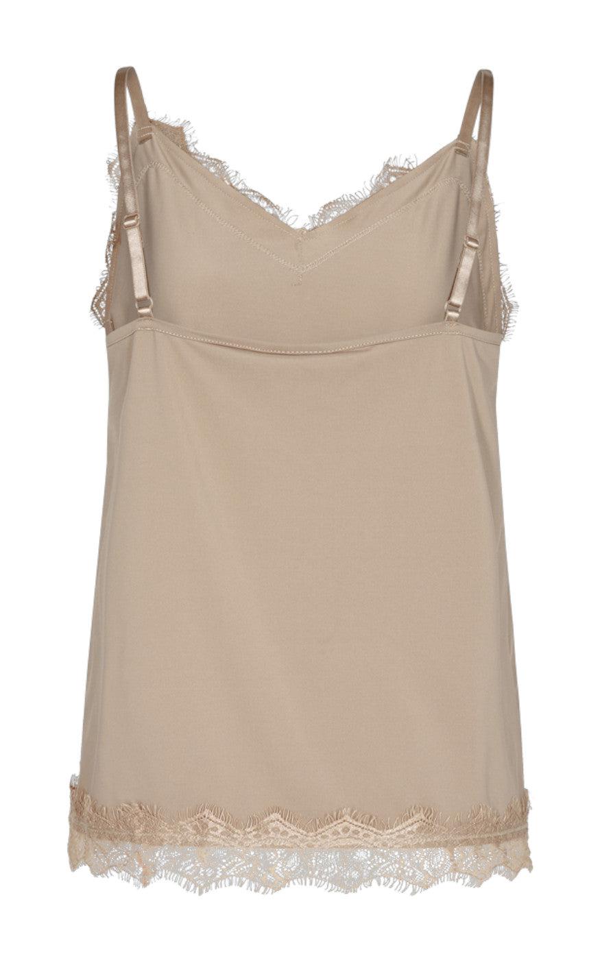 Freequent Top - Bicco - Desert Taupe