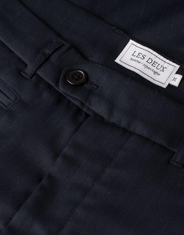 Les Deux Como Pinstripe Suit Pants