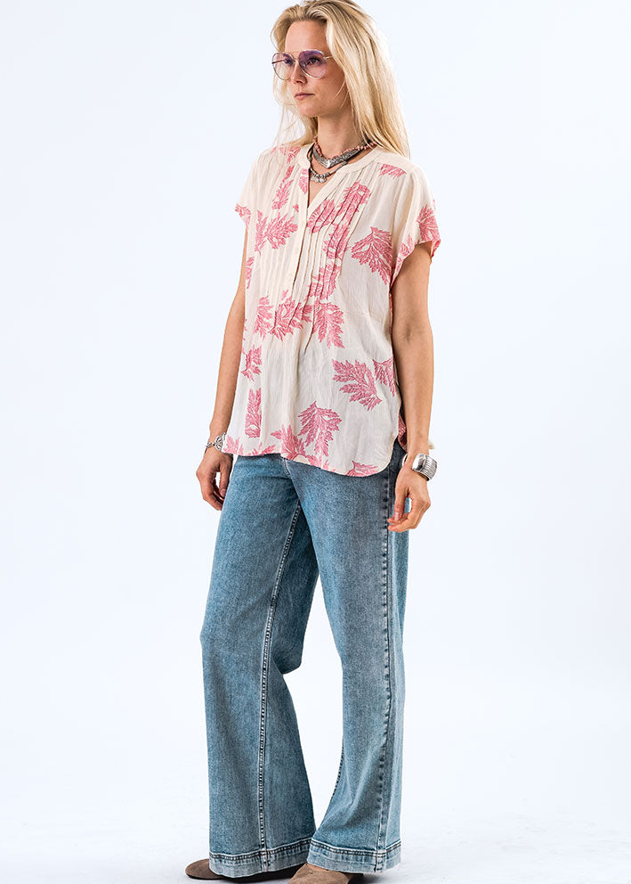 Lollys Laundry Heather Top - Pink