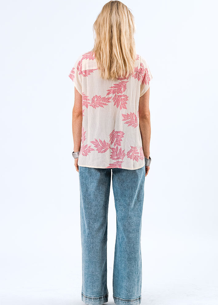 Lollys Laundry Heather Top - Pink