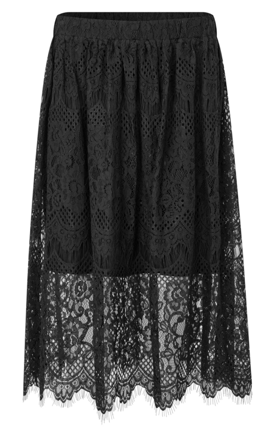 Lollys Laundry Nederdel - Ever Short - Black Mode